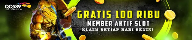 Promo gratis 100 ribu untuk member aktif slot QQ589